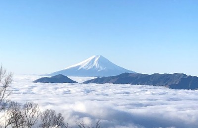 Mt.Fuji from top of Mt. Kumotori